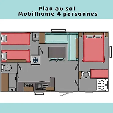 Camping Escale Nature - F14 Pour 4 Au Le Ried *
