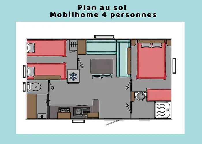Camping Escale Nature - F14 Pour 4 Au Le Ried *